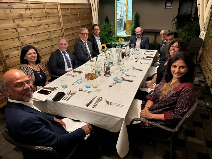 Ambassador Mridul Kumar interacted with Scientists at CERN on 03 September 2024